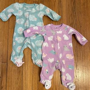 🌟5 for $25🌟 Carter’s Fleece Sleepers